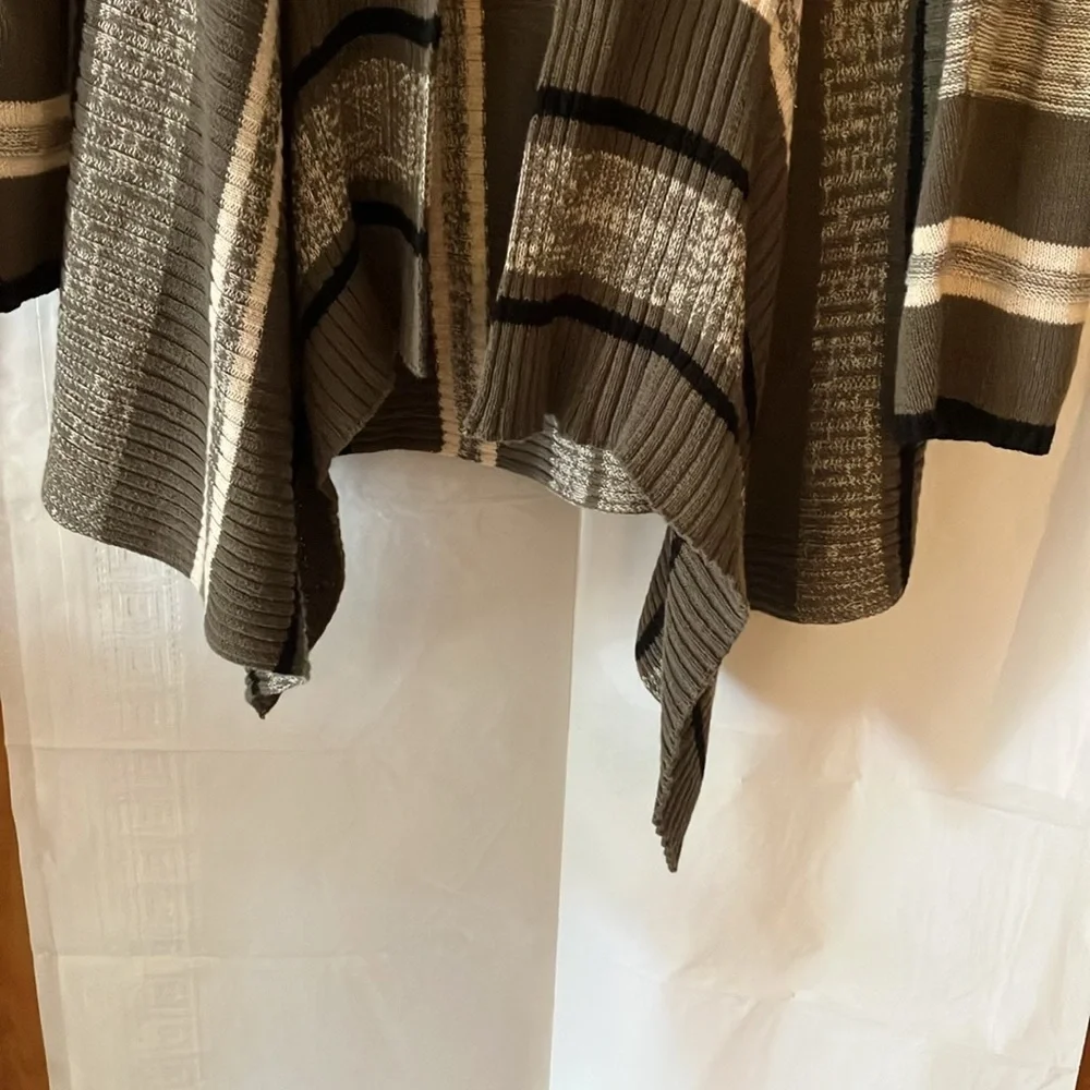 St John’s Bay Womens XL Long Sleeve Open Front Lightweight Cotton Knit Cardigan
